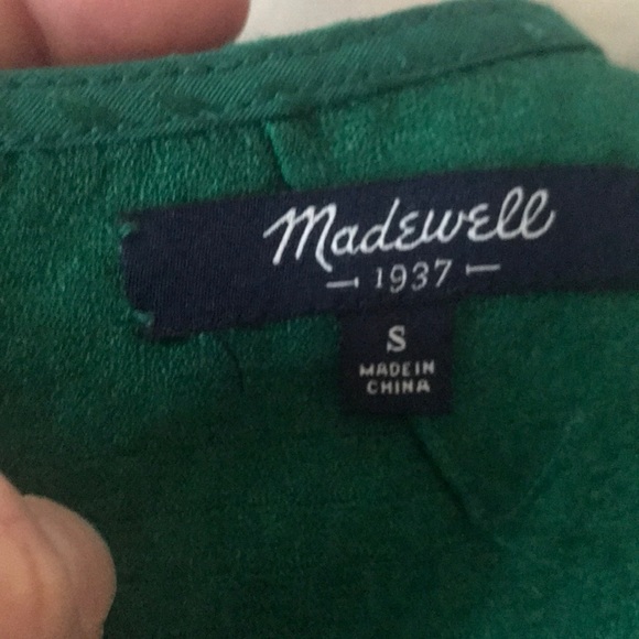 Madewell Peplum Top with Cap Sleeves - Picture 6 of 8